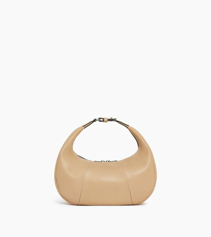 Small Hobo Bag in grained leather sold by Le Tanneur