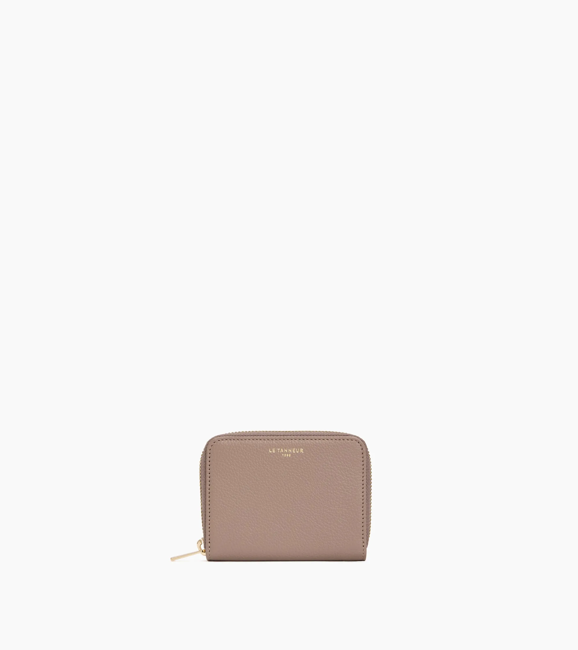 Emilie coin purse in grained leather sold by Le Tanneur