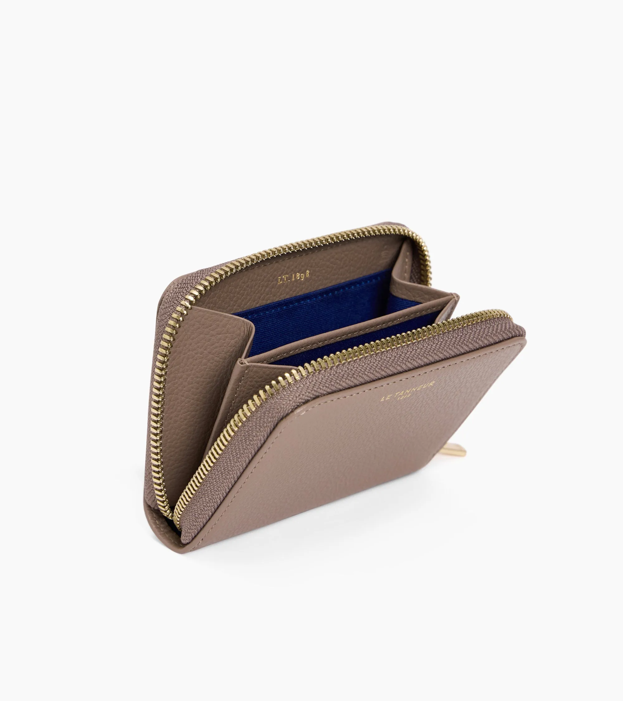 Emilie coin purse in grained leather sold by Le Tanneur product image thumbnail 4