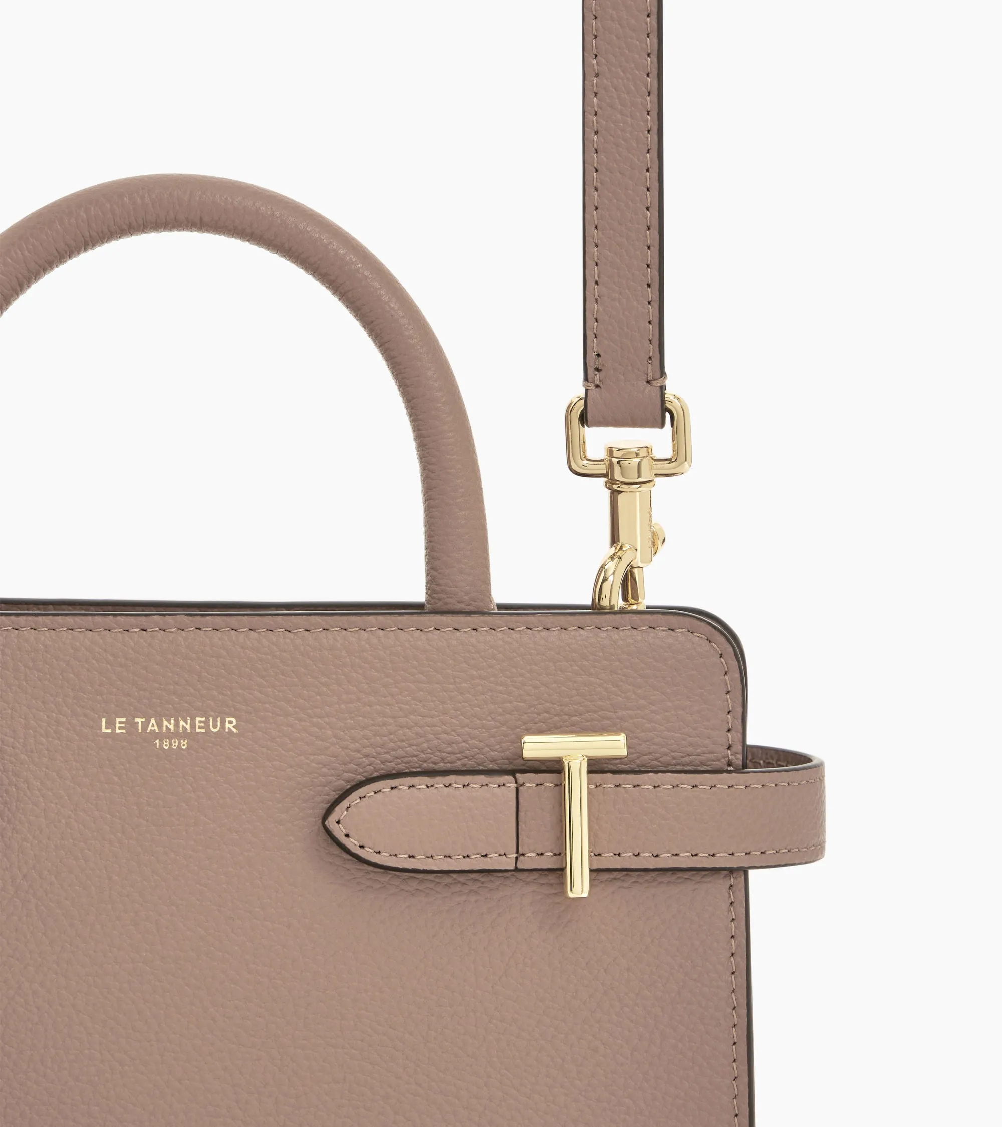 Emilie small handbag in grained leather sold by Le Tanneur product image thumbnail 3