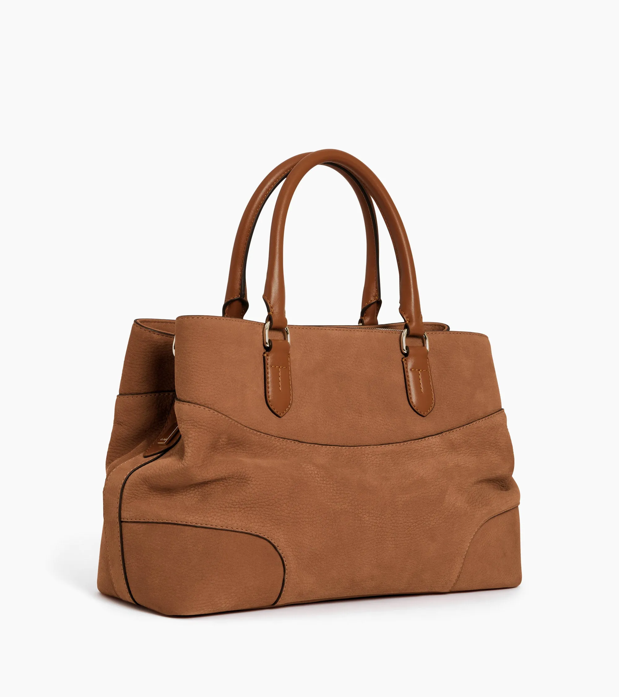 Romy large handbag in grained nubuck leather sold by Le Tanneur product image thumbnail 5