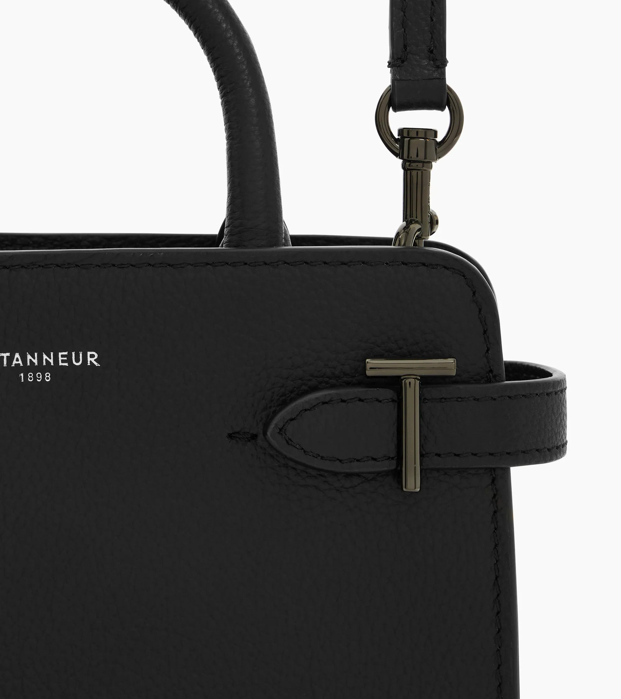 Emilie mini handbag in grained leather sold by Le Tanneur product image thumbnail 2
