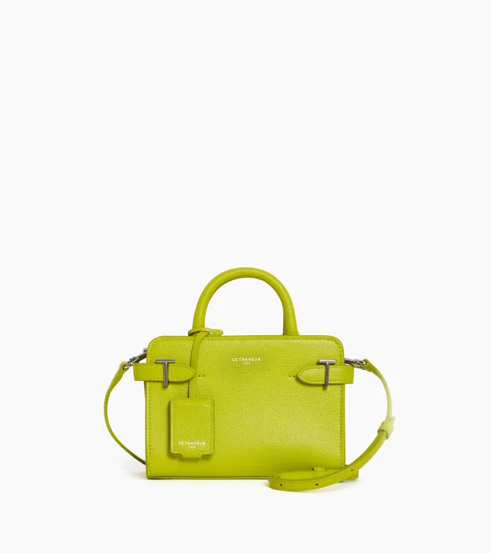 Emilie mini handbag in grained leather sold by Le Tanneur