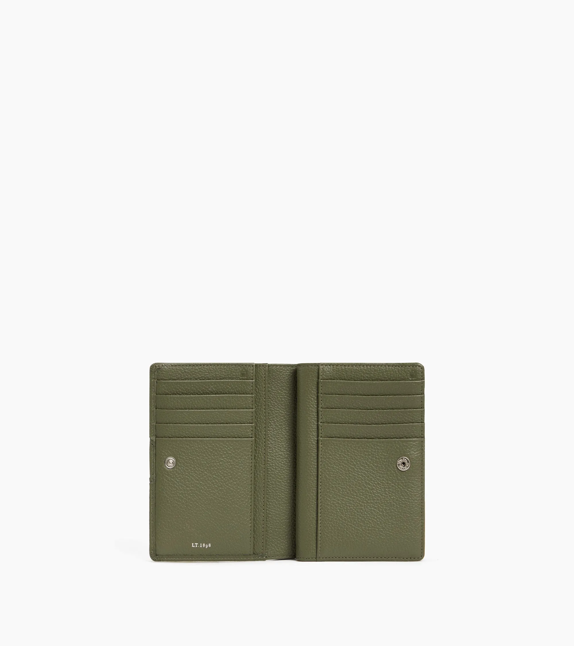 Ella medium wallet in grained leather sold by Le Tanneur product image thumbnail 3