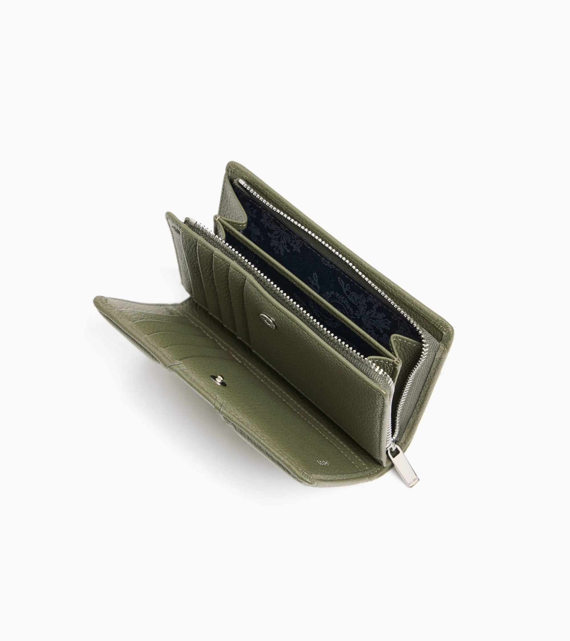 Ella medium wallet in grained leather sold by Le Tanneur product image thumbnail 4