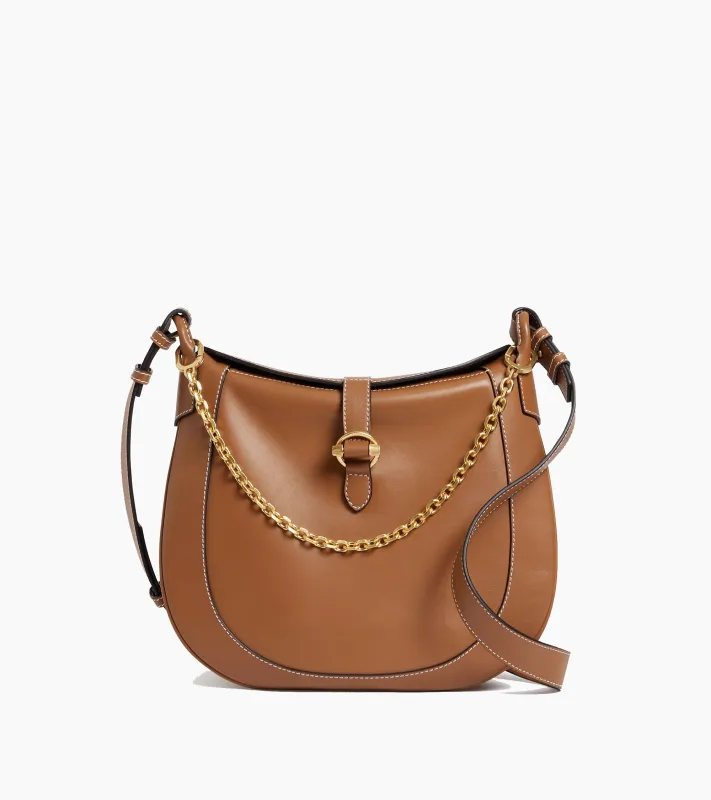 Pia large shoulder bag in smooth leather sold by Le Tanneur