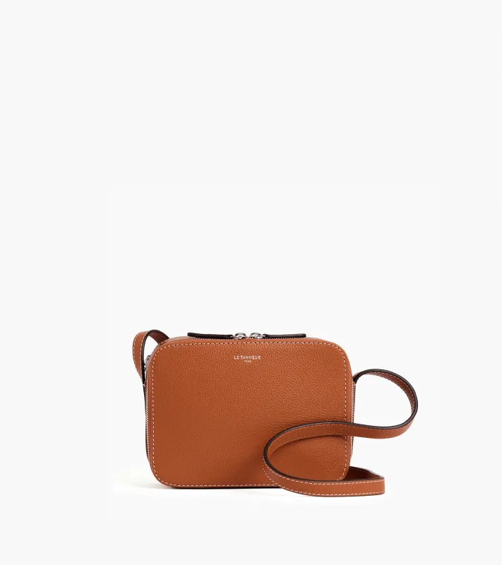 Sophie small crossbody bag in grained leather sold by Le Tanneur