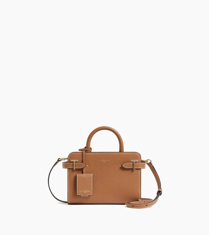 Emilie mini handbag in grained leather sold by Le Tanneur