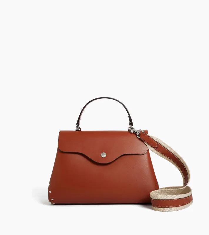 Sans Couture medium-sized handbag in smooth leather sold by Le Tanneur