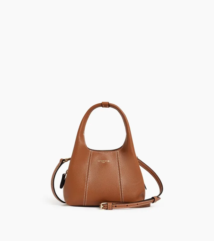 Juliette mini handbag in grained leather sold by Le Tanneur