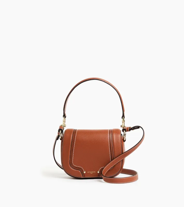Ella small crossbody bag in grained leather sold by Le Tanneur