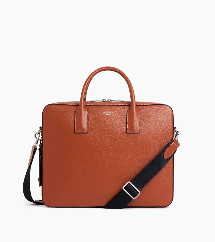 Emile 14" document holder in grained leather sold by Le Tanneur