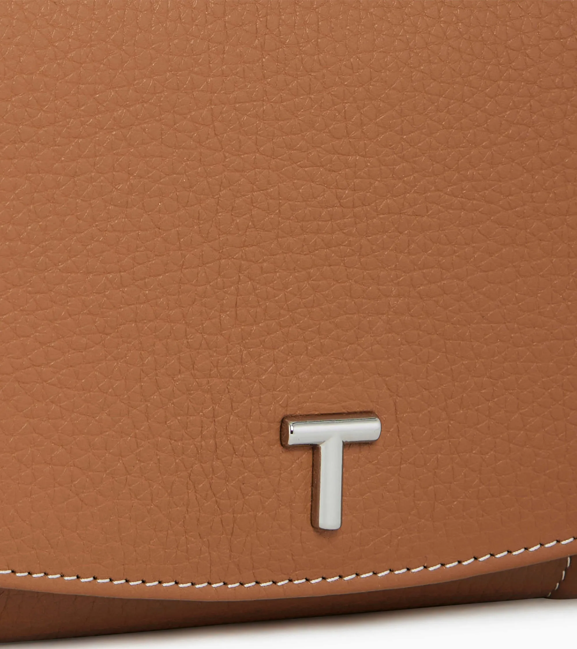 Large Romy flap wallet in grained leather sold by Le Tanneur product image thumbnail 3