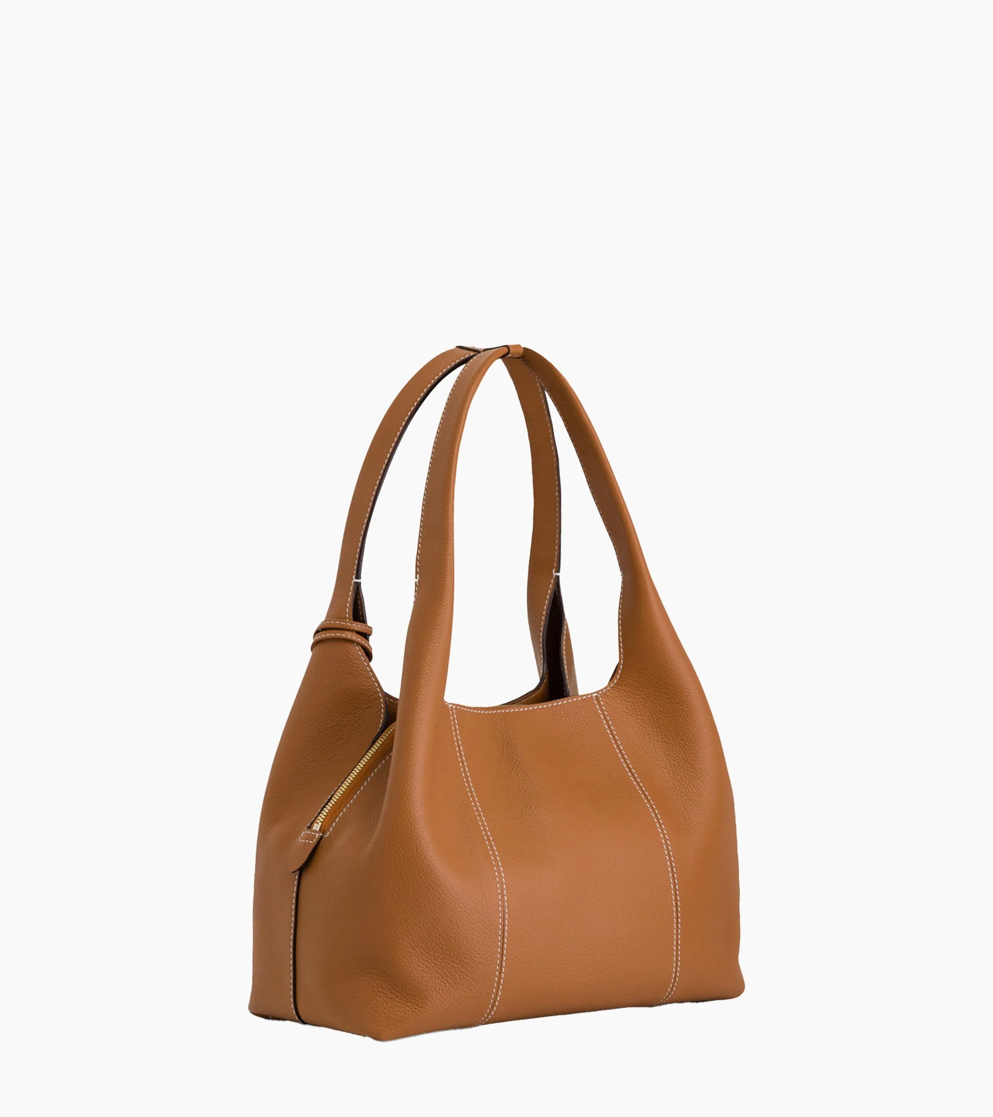 Juliette medium-sized shoulder bag in grained leather sold by Le Tanneur product image thumbnail 4