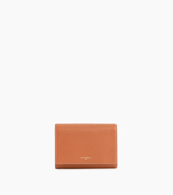 Emilie wallet in grained leather sold by Le Tanneur