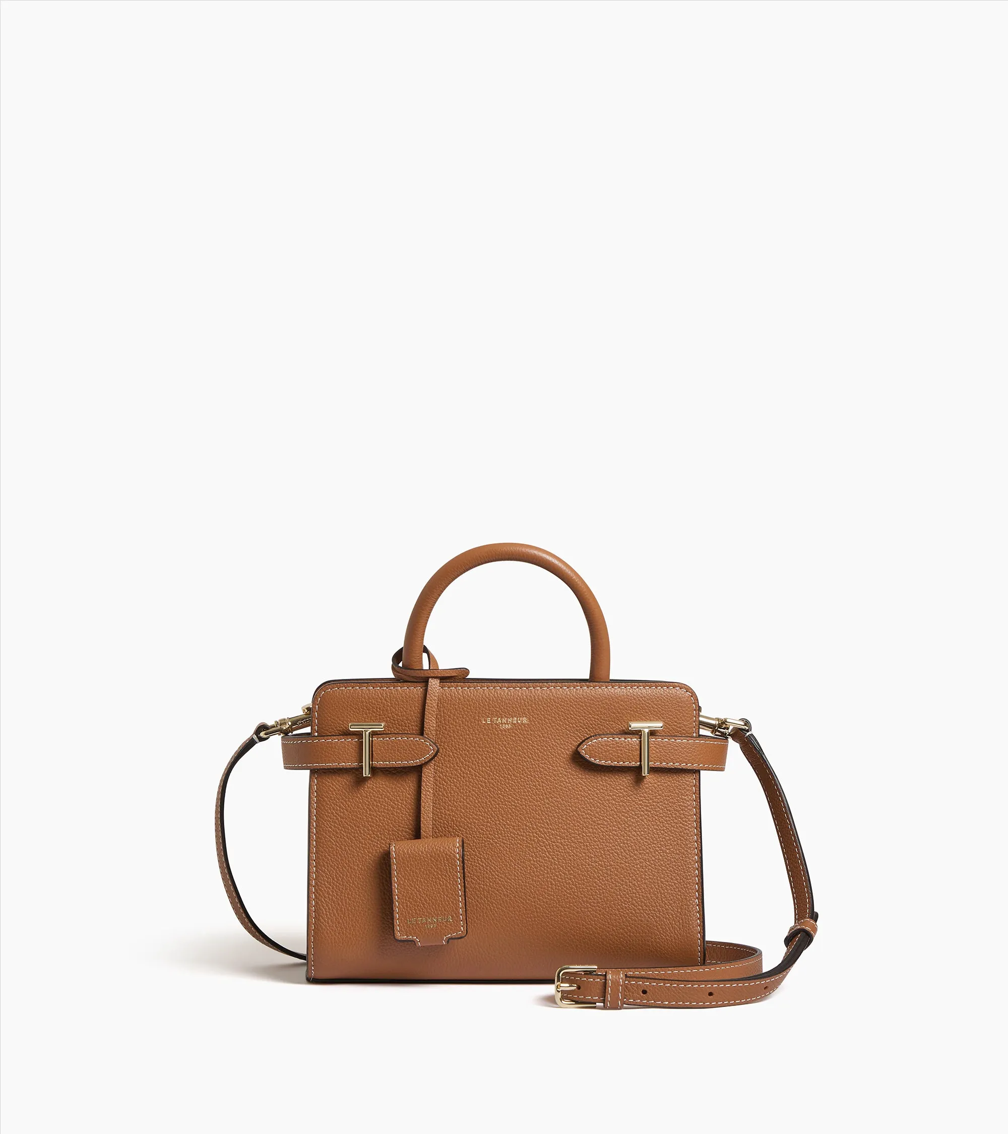 Emilie small handbag in grained leather sold by Le Tanneur