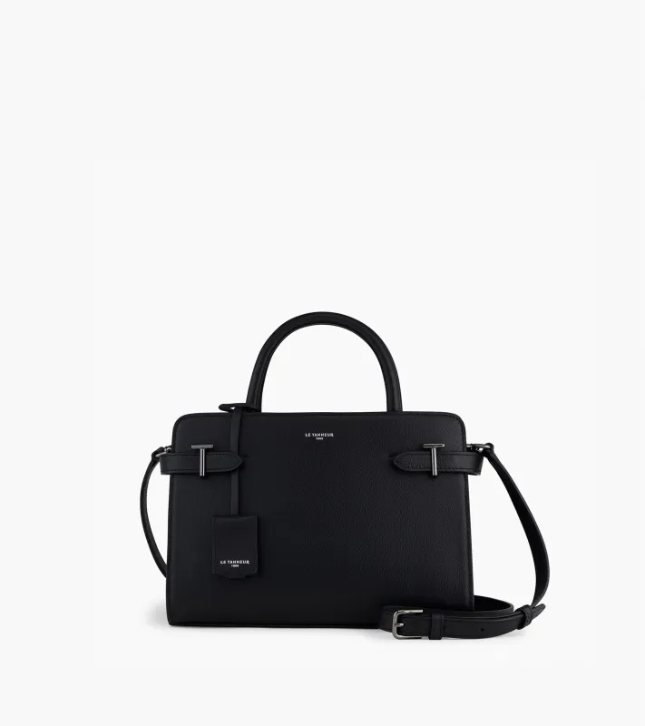 Emilie medium-sized handbag in grained leather sold by Le Tanneur