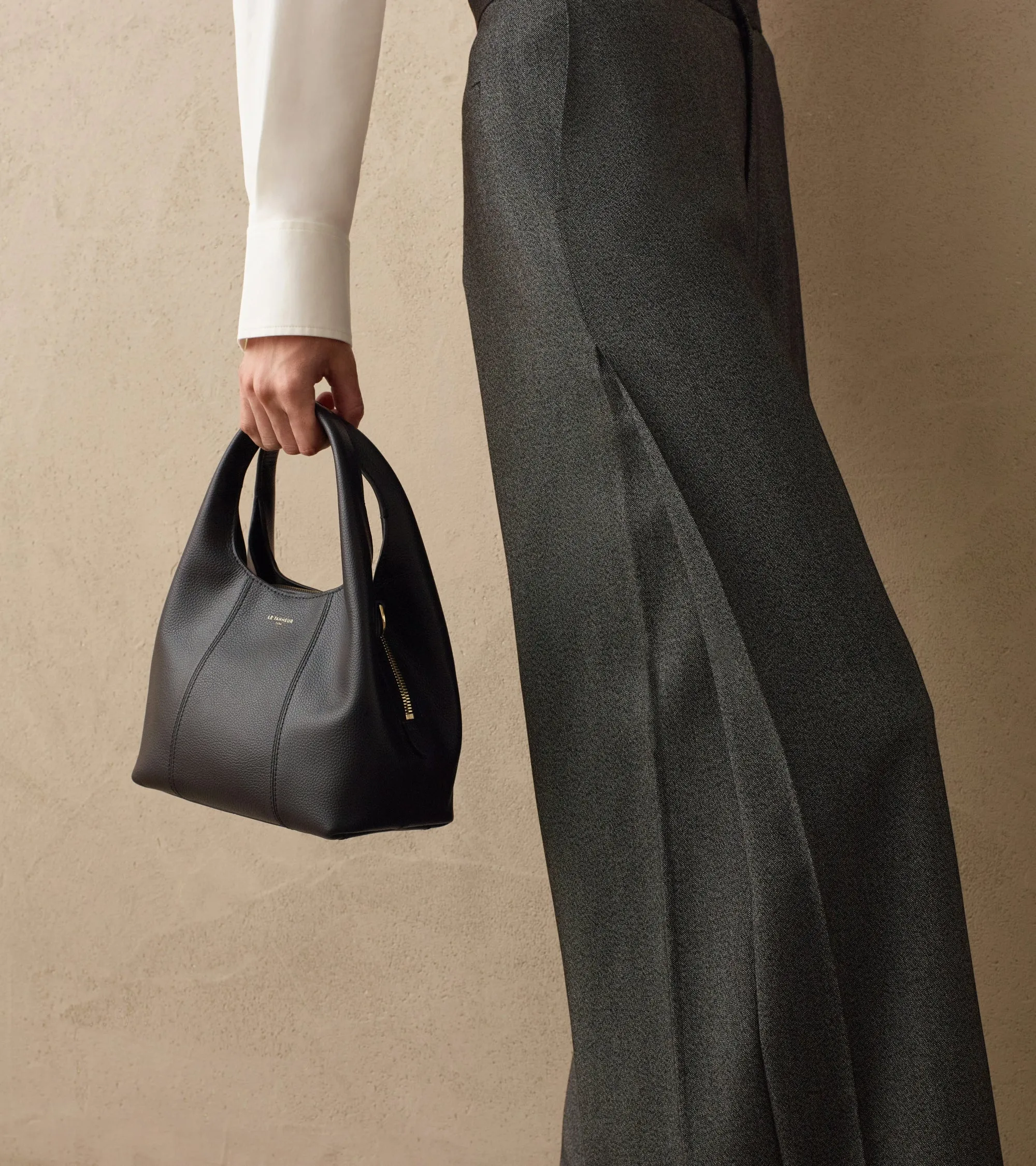 Juliette small handbag in grained leather sold by Le Tanneur product image thumbnail 2