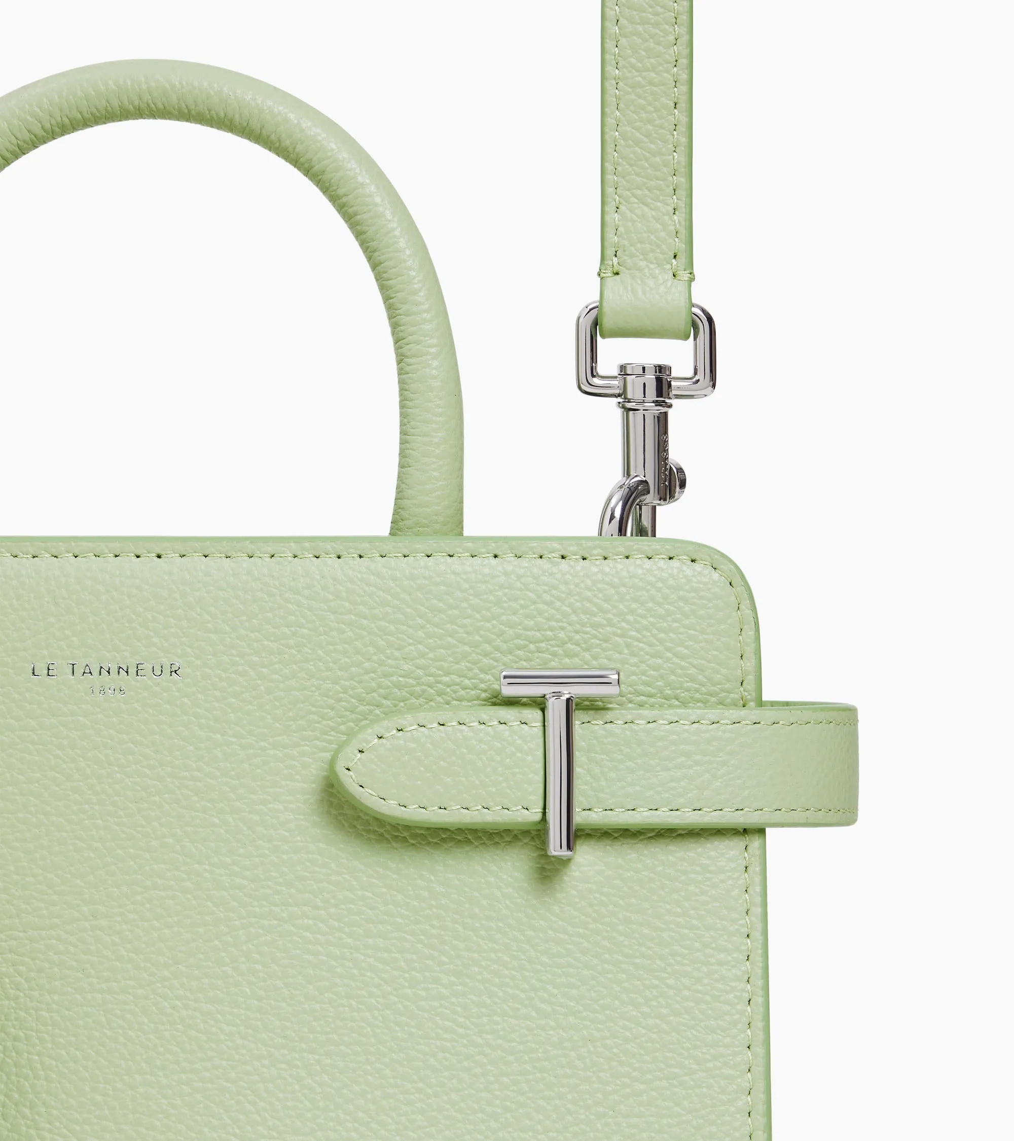 Emilie small handbag in grained leather sold by Le Tanneur product image thumbnail 2