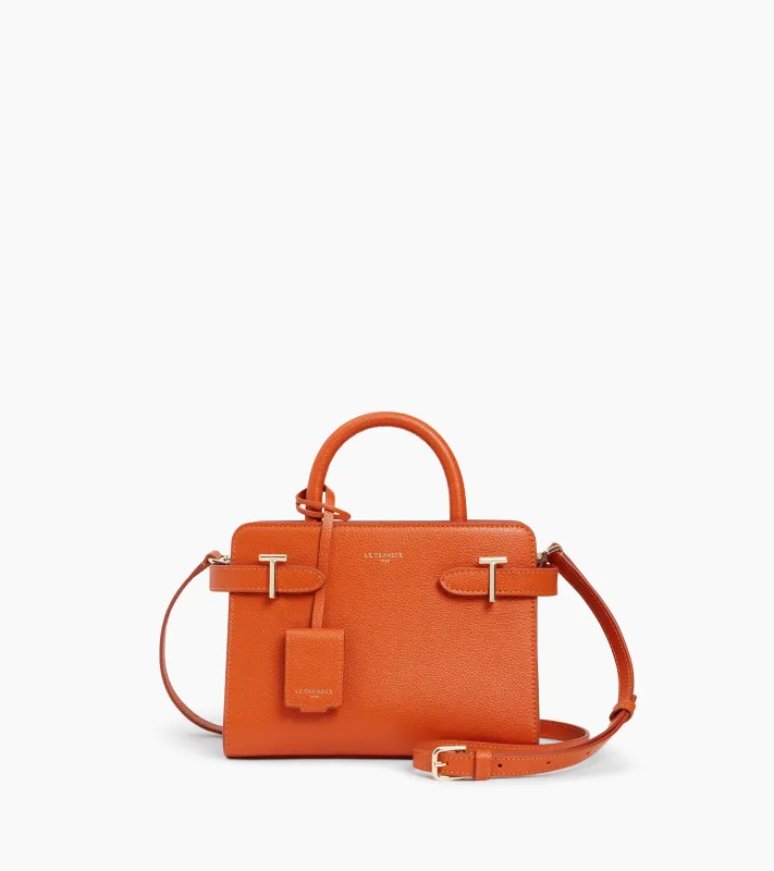 Emilie small handbag in grained leather sold by Le Tanneur
