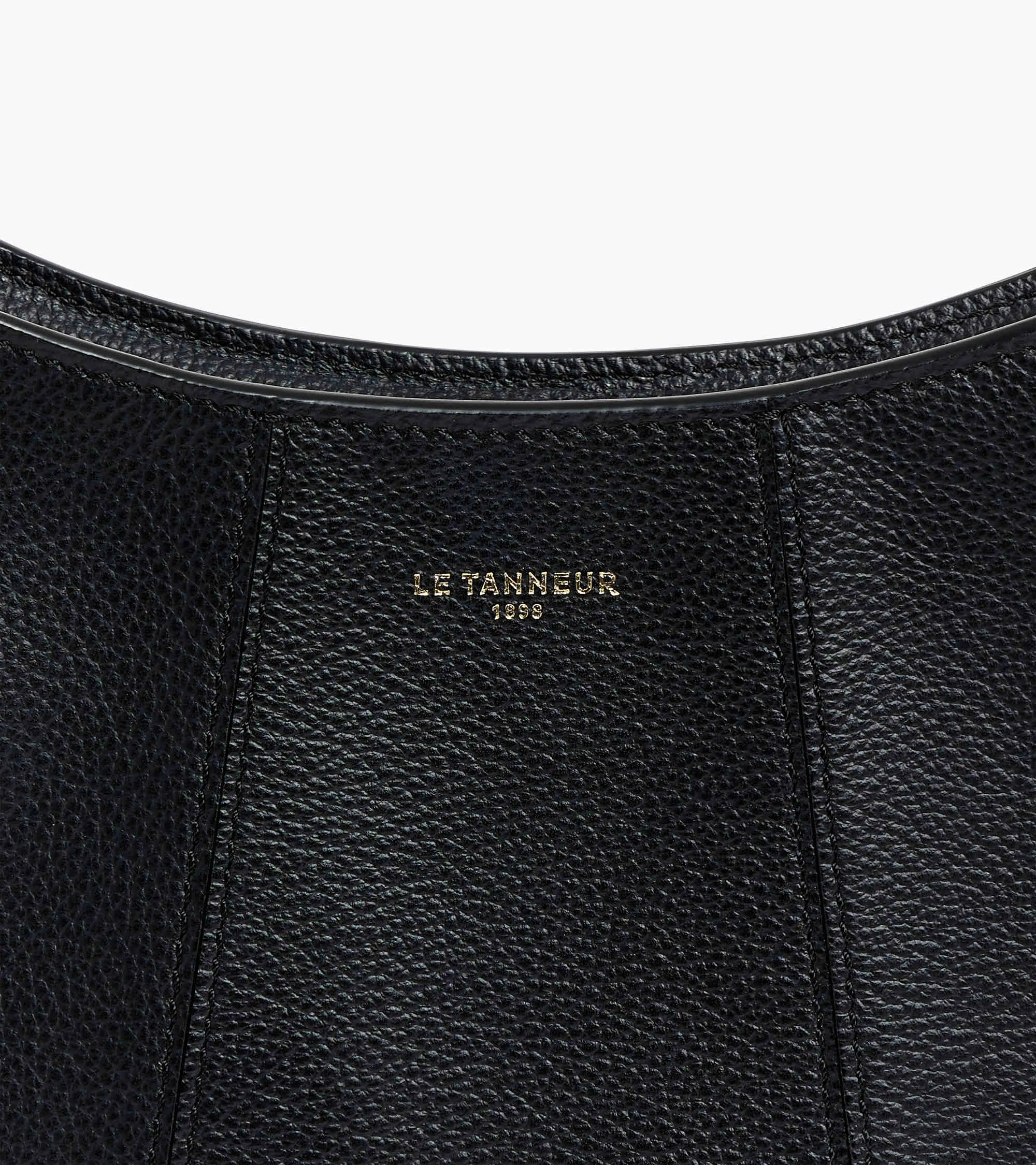 Juliette small half-moon bag in grained leather sold by Le Tanneur product image thumbnail 2