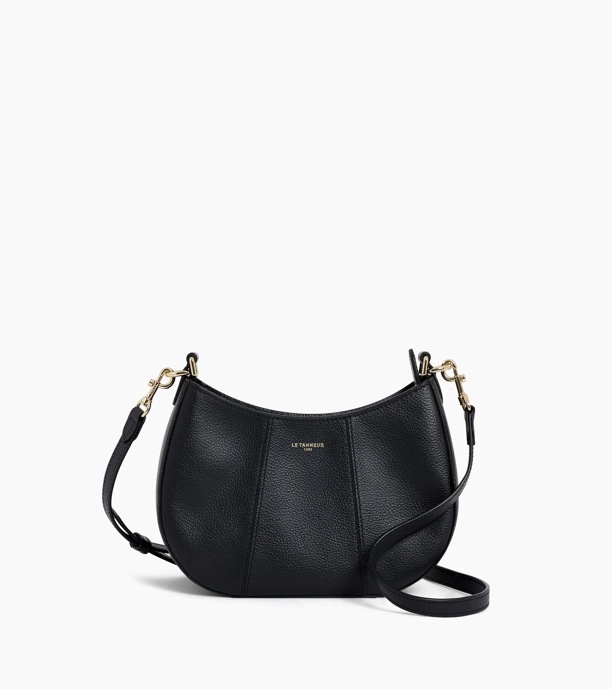 Juliette small half-moon bag in grained leather sold by Le Tanneur product image thumbnail 5