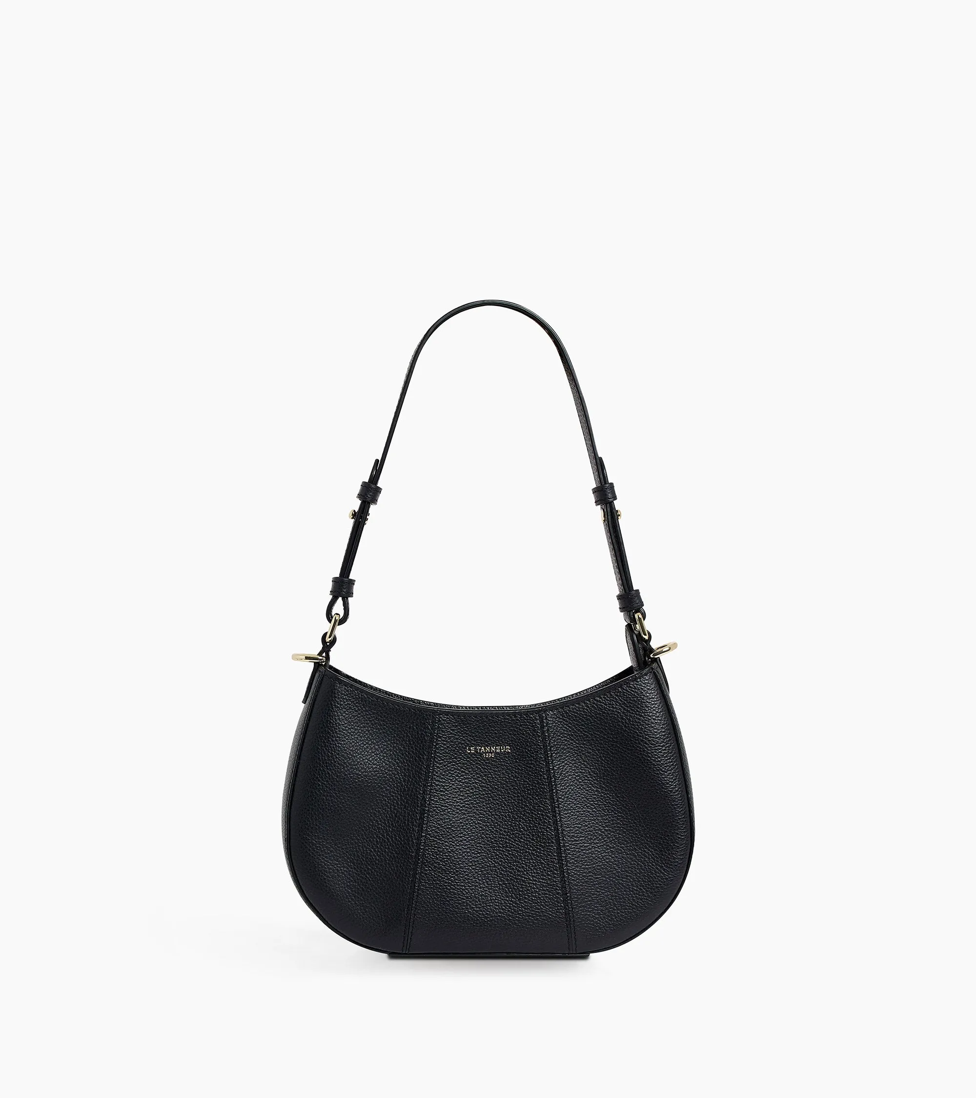 Juliette small half-moon bag in grained leather sold by Le Tanneur