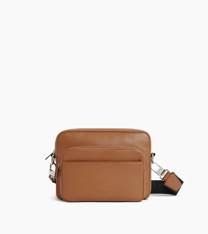 Marceau small shoulder bag in grained leather sold by Le Tanneur