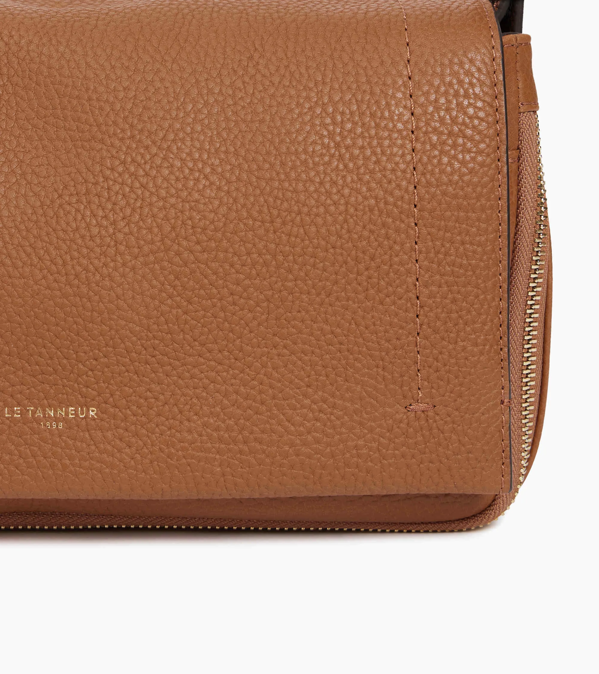 Aurore small shoulder bag in grained leather sold by Le Tanneur product image thumbnail 3