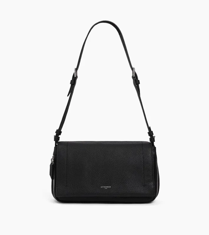 Aurore small shoulder bag in grained leather sold by Le Tanneur