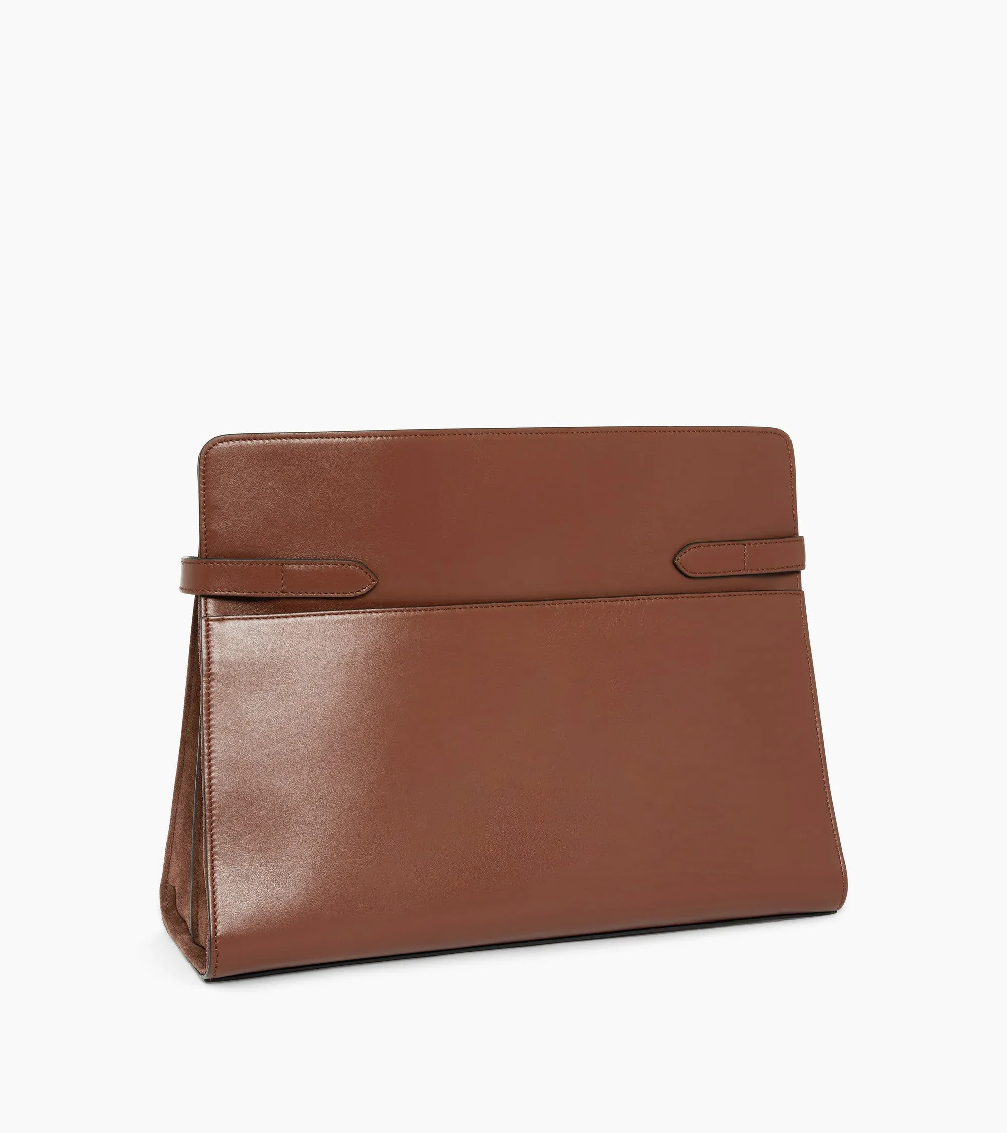 Emie maxi shoulder bag in smooth leather and nubuck sold by Le Tanneur product image thumbnail 5