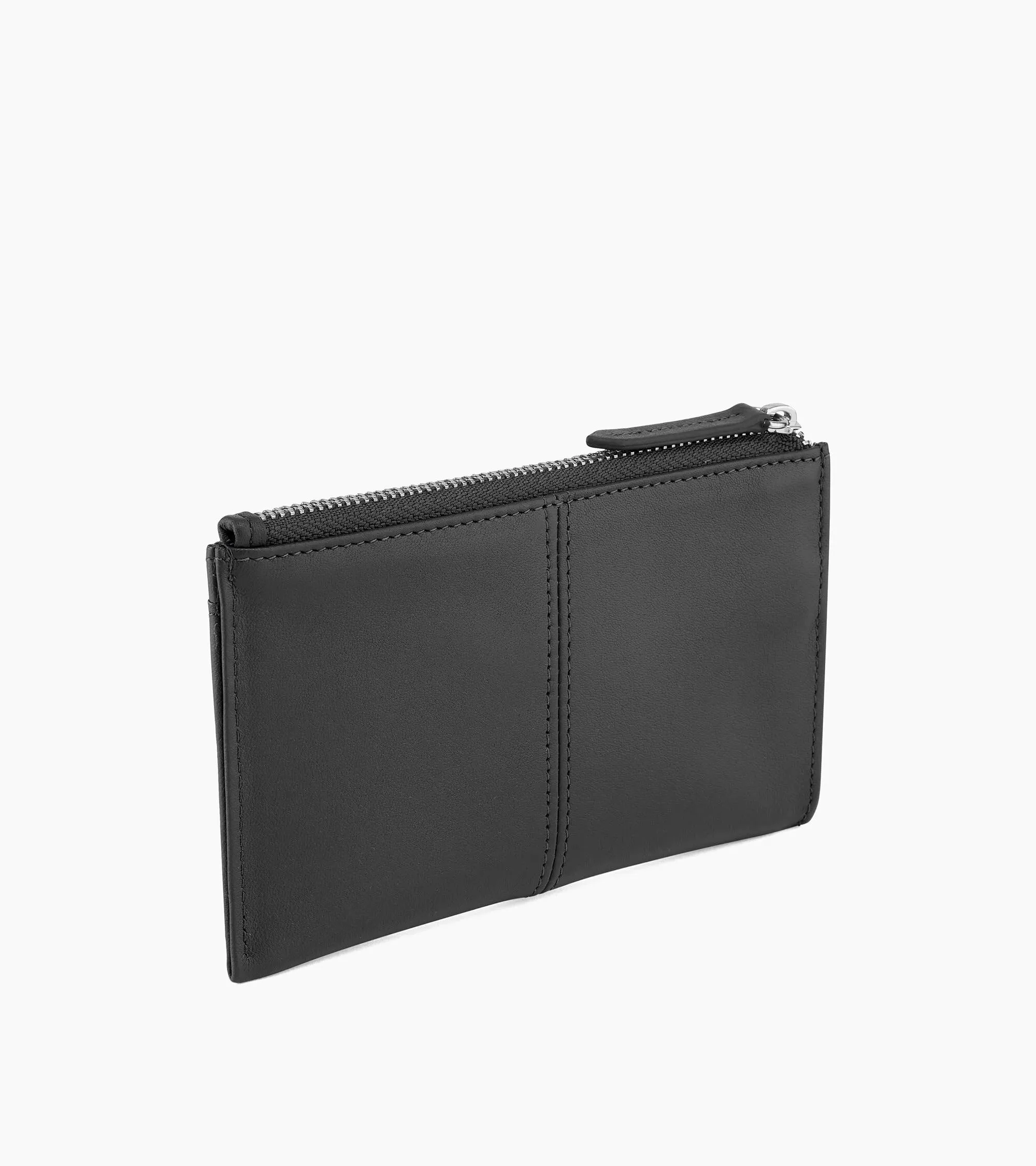 Charlotte zipped key case in smooth leather sold by Le Tanneur product image thumbnail 4