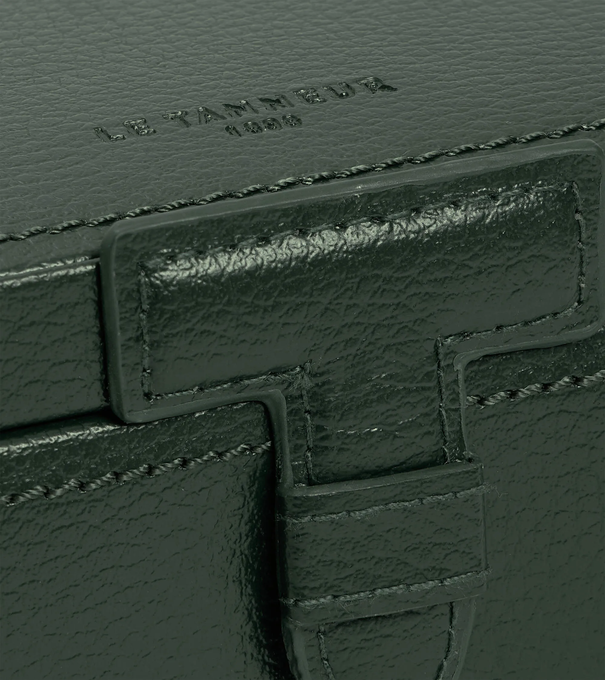 5 slot watch box in grained leather sold by Le Tanneur product image thumbnail 2