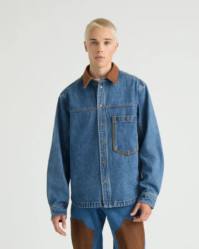 Brisebois Denim Overshirt made by Kanuk