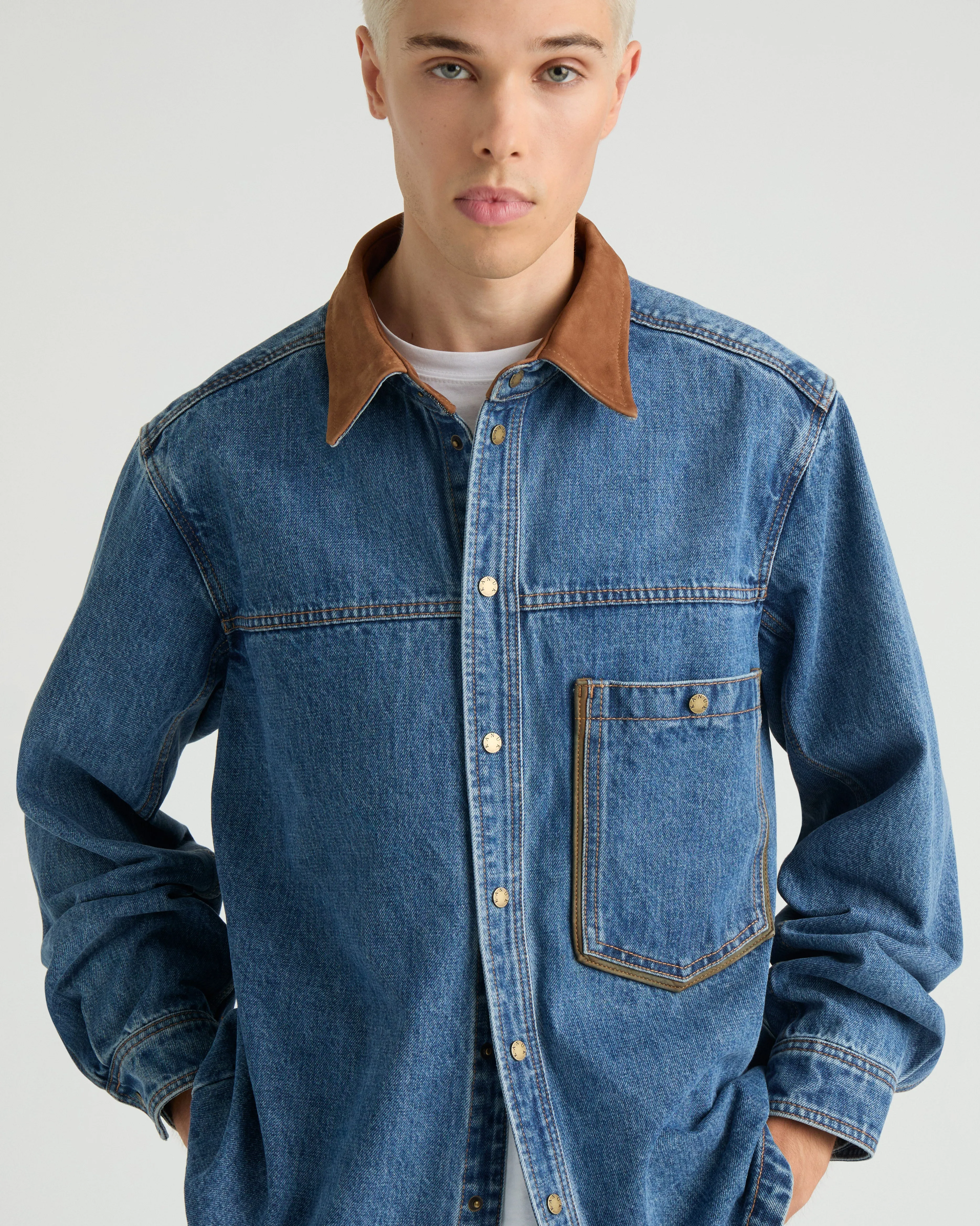 Brisebois Denim Overshirt sold by Kanuk product image thumbnail 5