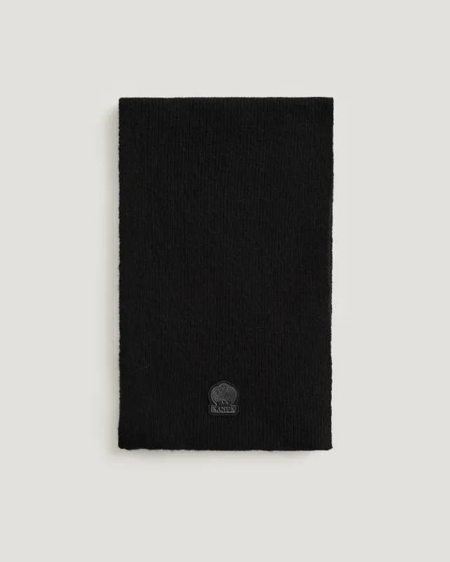 Ouelle Rib-Knit Thin Scarf made by Kanuk
