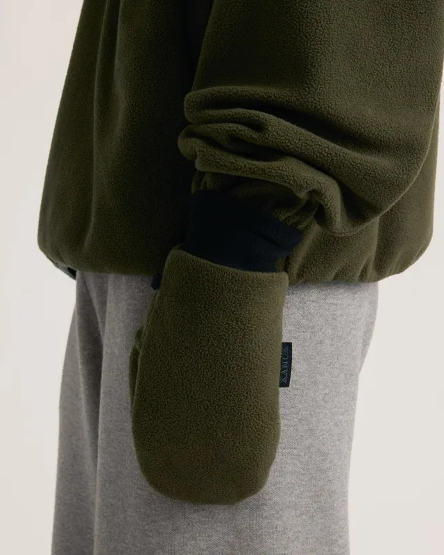 Carmel Fleece Mittens made by Kanuk
