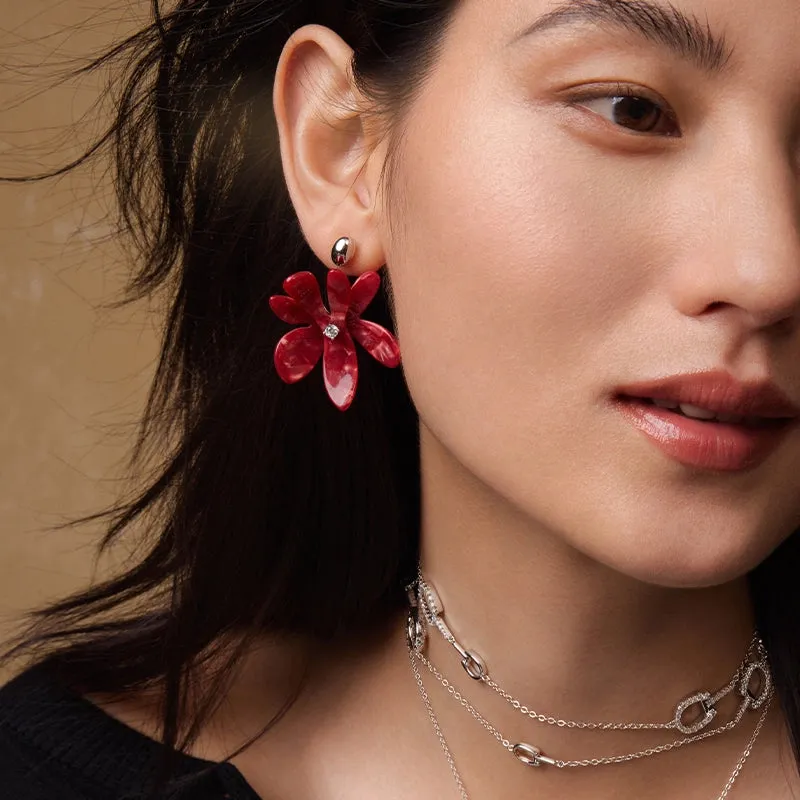 Iris Bloom Earrings sold by Hefang product image thumbnail 3