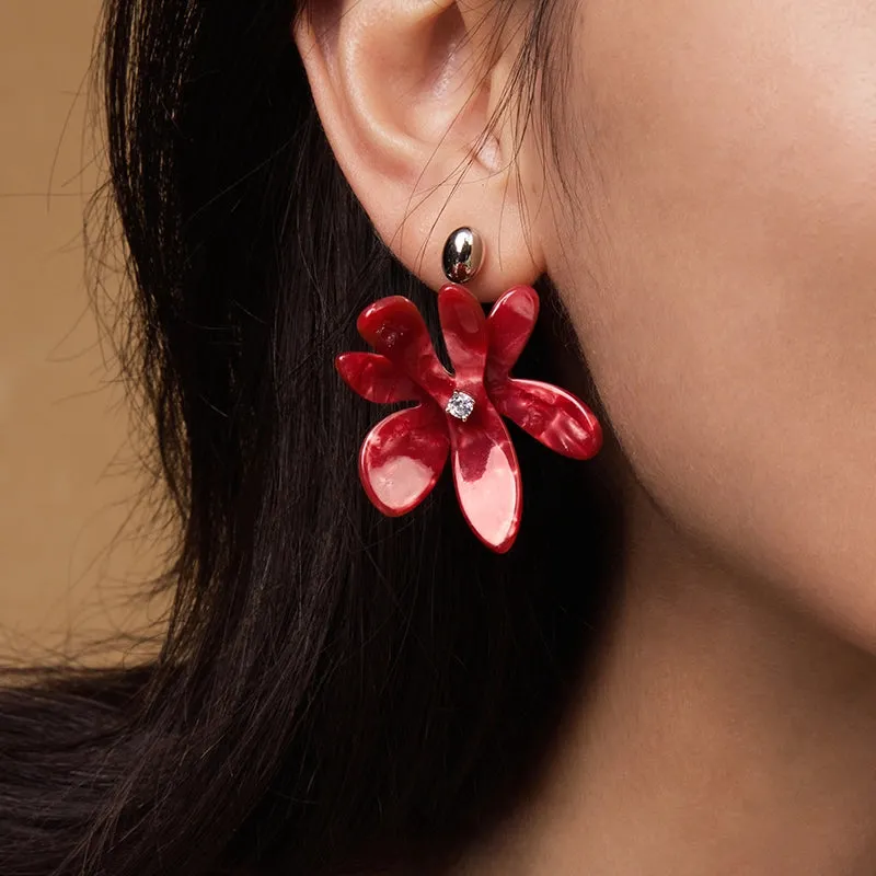 Iris Bloom Earrings sold by Hefang product image thumbnail 2