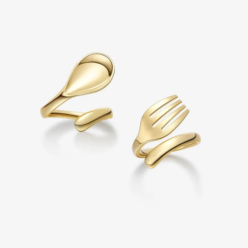 Mini Fork Ring sold by Hefang