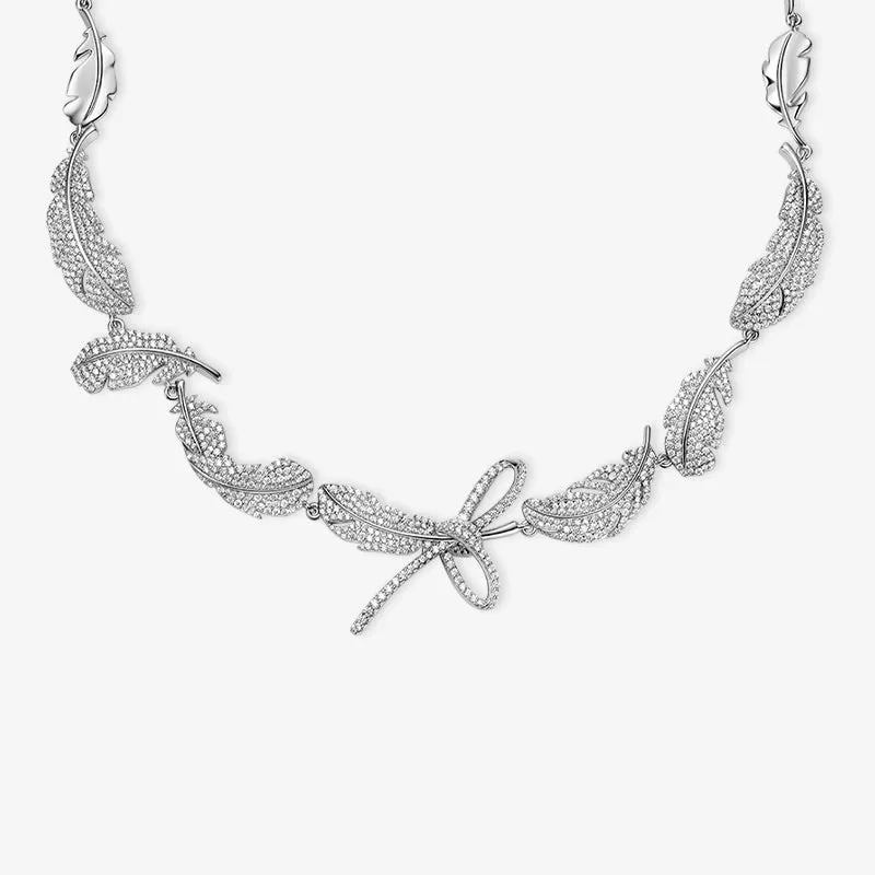 Shiny Winged Necklace sold by Hefang