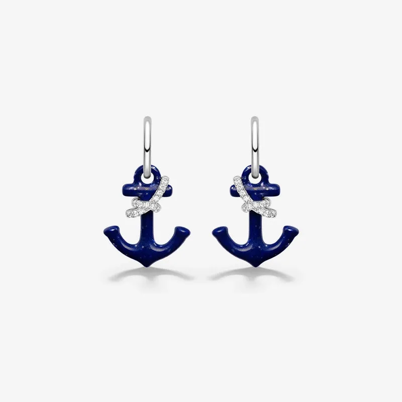 Sparkle Anchor Earrings sold by Hefang product image thumbnail 4