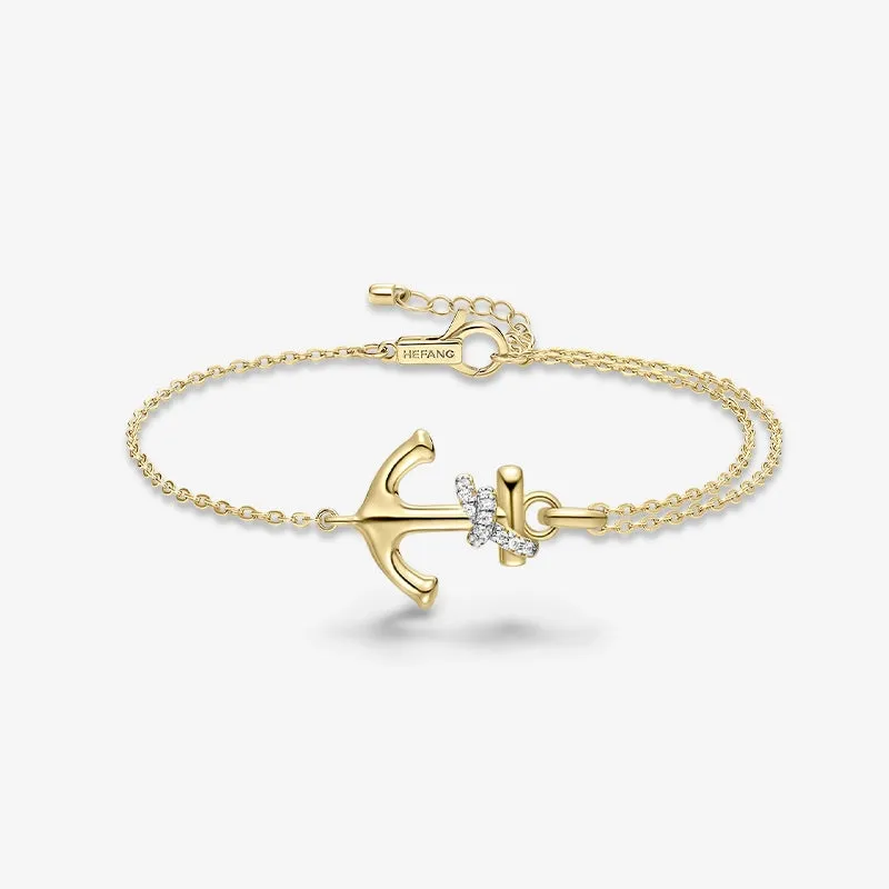 Mini Anchor Bracelet sold by Hefang