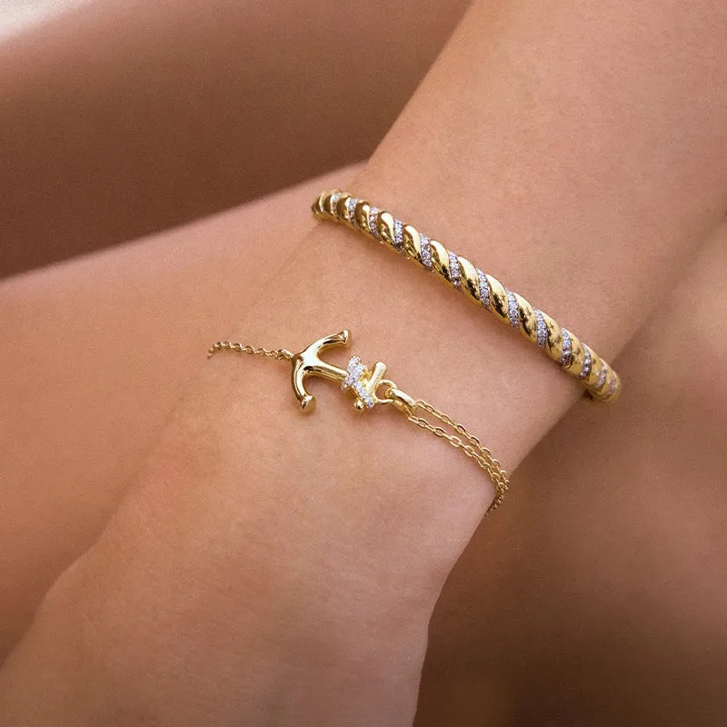 Mini Anchor Bracelet sold by Hefang product image thumbnail 2