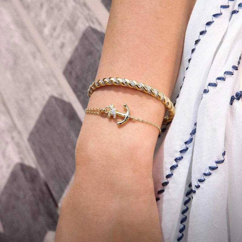 Mini Anchor Bracelet sold by Hefang product image thumbnail 3