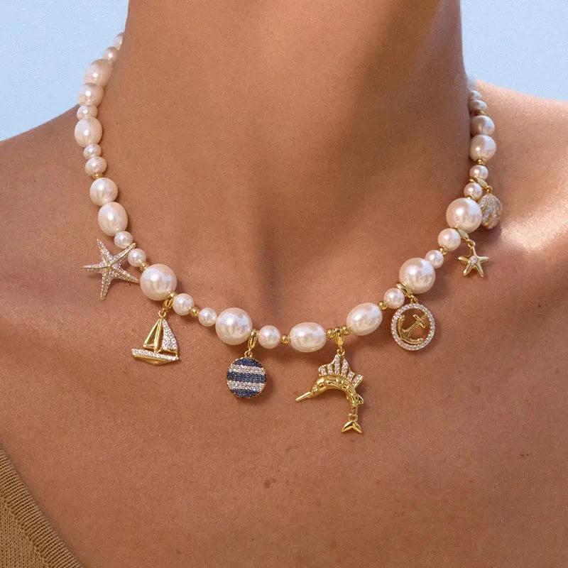 Vacation Shell Necklace sold by Hefang product image thumbnail 2