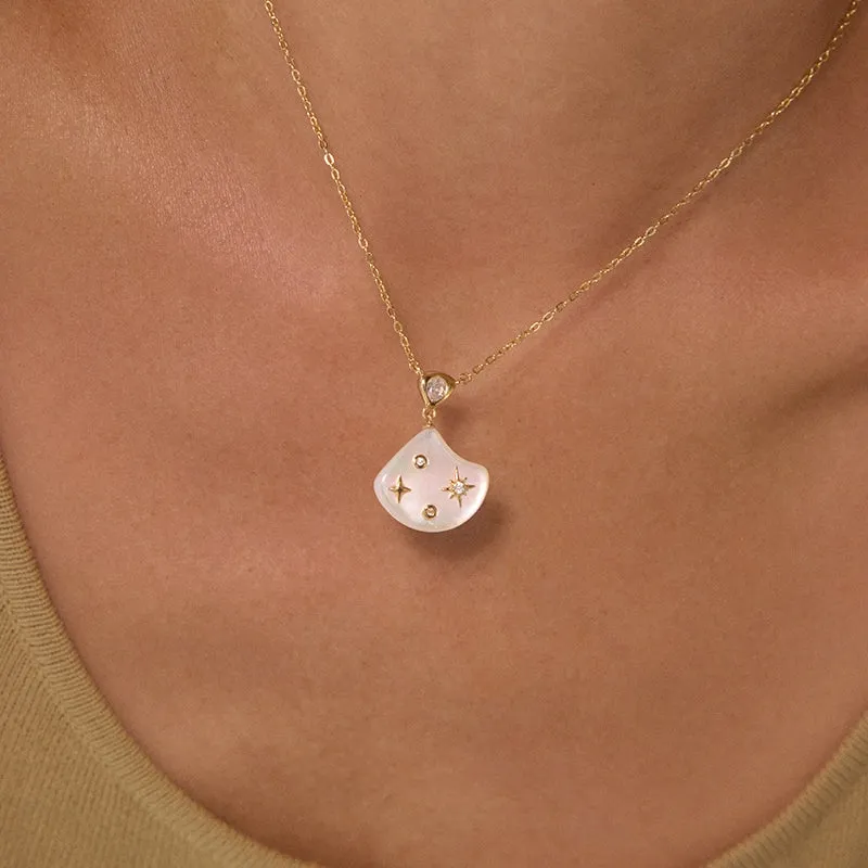 Starry Shell Necklace sold by Hefang product image thumbnail 2