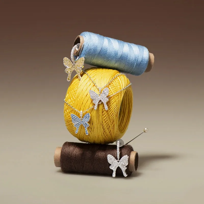 Shiny Butterfly Necklace sold by Hefang product image thumbnail 5