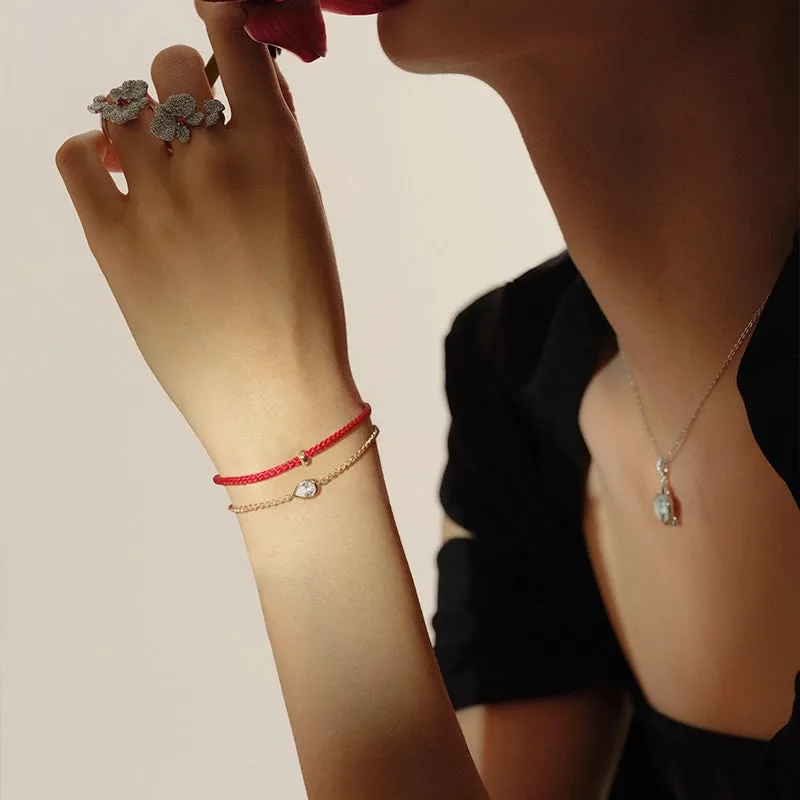 Serpent Red String Bracelet sold by Hefang product image thumbnail 3