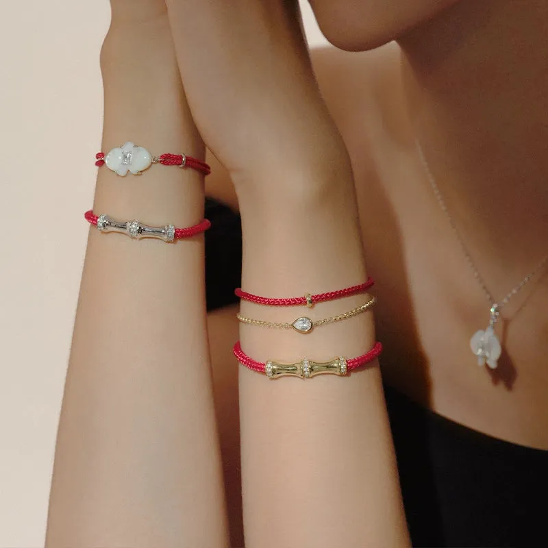 Serpent Red String Bracelet sold by Hefang product image thumbnail 2